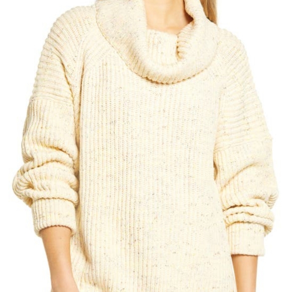 New Free People cowl neck Knitted  Sweater - Picture 6 of 14